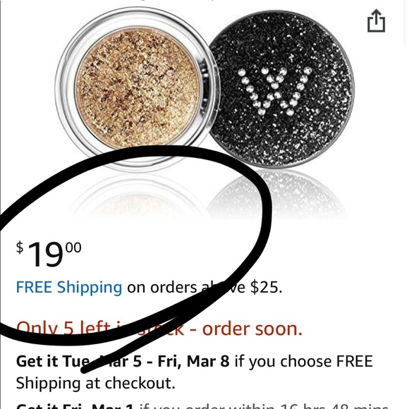 Lise Watier Rose Gold Pigment in Fireworks - Picture 3 of 3